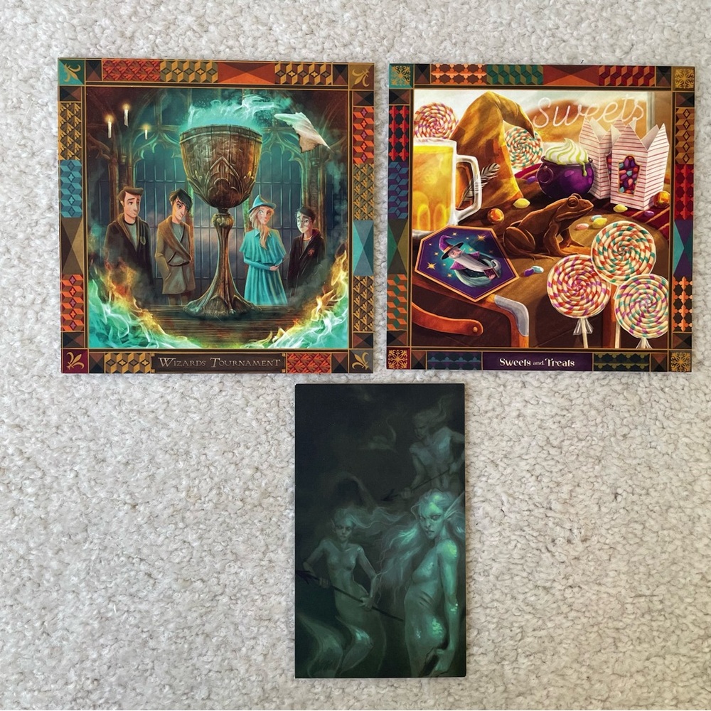 Harry Potter LitJoy Crate Magical Fantasy Art Small Prints (3)